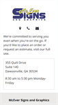 Mobile Screenshot of mceversigns.com